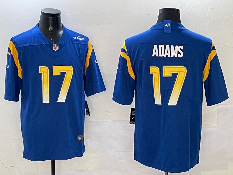 Men's Los Angeles Rams Davante Adams #17 Royal Jersey